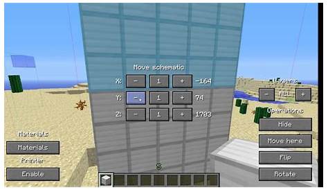 how to save a schematic in minecraft