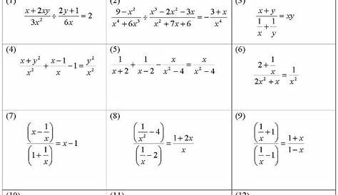 math worksheet calculus