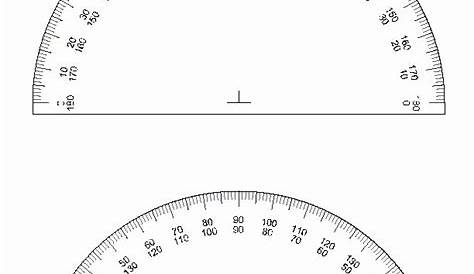 50 Reading A Protractor Worksheet