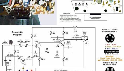 4 Pin Cb Mic Wiring Diagram - Cadician's Blog