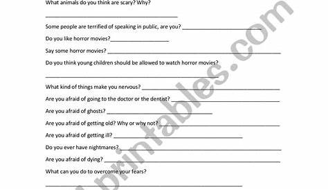 math cheers and fears worksheet