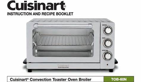 Toaster Oven Broiler with Convection (TOB-60N1) Product Manual