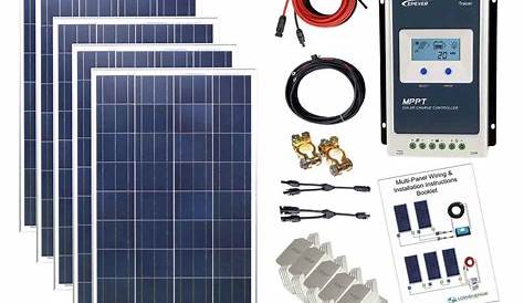 500w Poly Solar Panel Kit 24V with MPPT Controller - Low Energy Supermarket