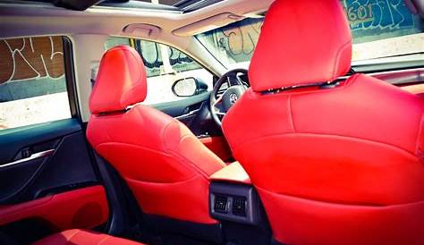 camry xse for sale red interior