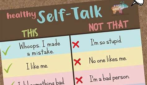 Positive Self Talk Worksheet For Adults - worksheeta