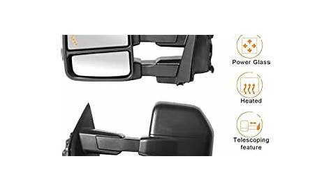 Amazon.com: MOSTPLUS Power Heated Towing Mirrors for Ford F150 2015