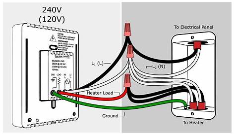 3 wire room thermostat wiring diagram