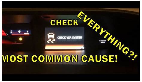 2012-2015 9th Gen. Civic Check ABS, Check VSA, Check TPMS...Check