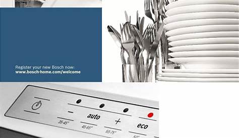 Bosch Dishwasher fully integrated Serie | 4 Instruction manual | Manualzz