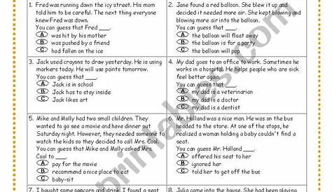 drawing conclusions worksheet pdf