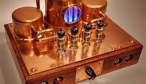 Copper Steampunk K-12G Tube Amp Kit | Vacuum tube, Valve amplifier