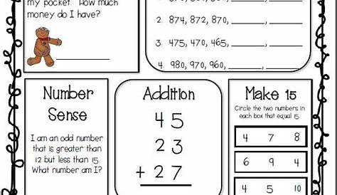 fun christmas worksheets for 2nd grade