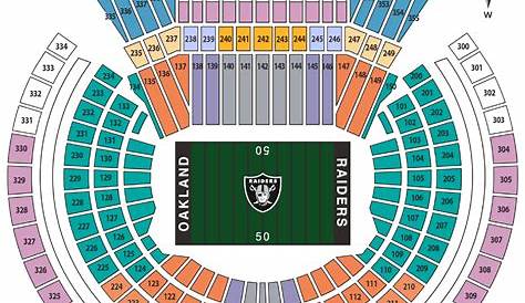 oakland raiders seating chart | Awesome Home
