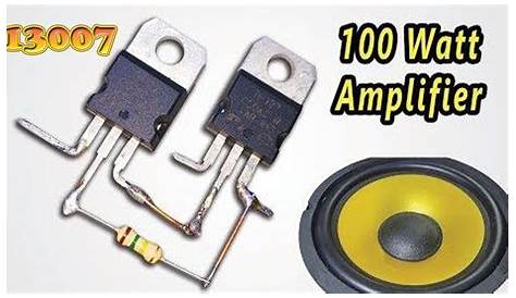 13007 AMPLIFIER CIRCUIT|HOW TO MAKE AMPLIFIER USING TRANSISTOR |13003