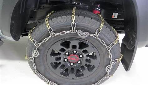 toyota tacoma tire chains