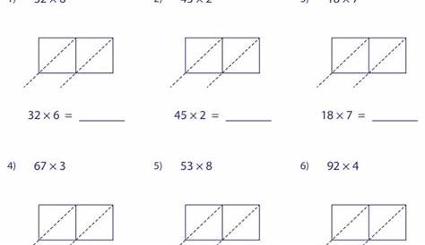 Lattice Multiplication Worksheets 3 By 3 Pdf - Times Tables Worksheets