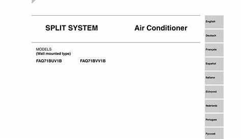 daikin air conditioner manual symbols