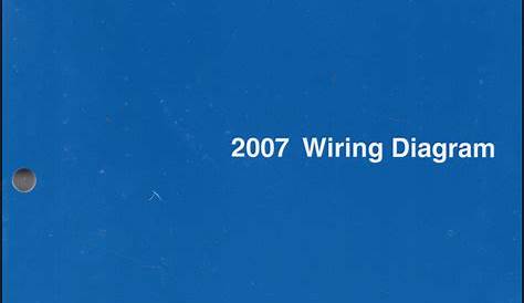 2007 Mazda 3 Wiring Diagram Manual Original
