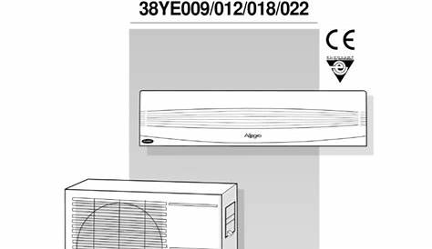 air conditioning carrier split manual