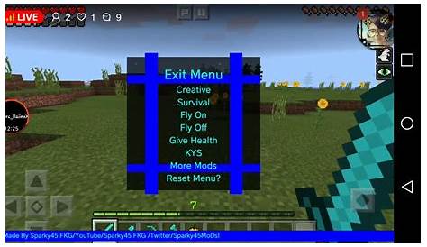 Minecraft PE mod menu - YouTube
