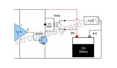 Low Battery Voltage Cutoff Or Disconnect | Circuit Diagram