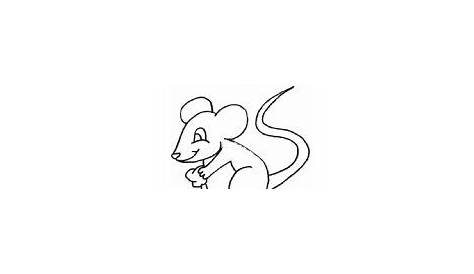 English worksheets: A mouse to colour