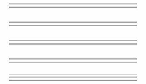 Blank sheet music sheet for notation Royalty Free Vector