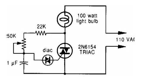 dimmerstat circuit diagram