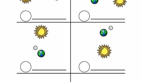 moon phases worksheet first grade