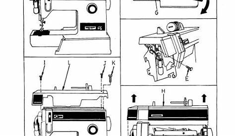 Singer 6233 Sewing Machine Service-Parts Manual