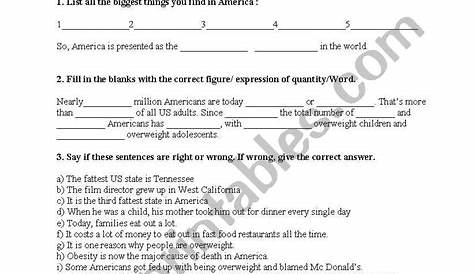 supersize me worksheets answers