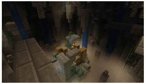 Cave Enchanting Room Minecraft Map