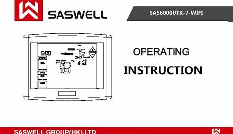Saswell Technology and Development SAS6000UTK Room Thermostat User Manual