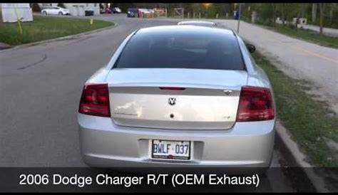 2006 Dodge Charger R/T, performance exhaust (SLP Loudmouth I) - YouTube