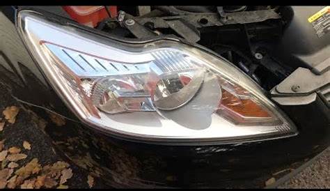 Ford Focus 1.6 (MK2 Facelift) Dipped beam headlight bulb - YouTube