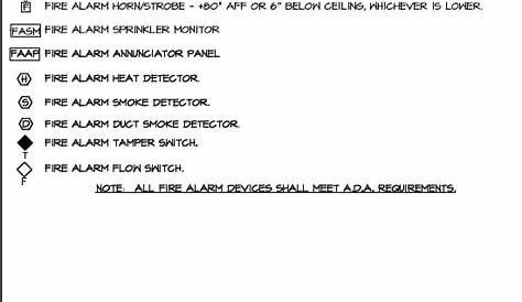 Fire Alarm Symbols Wiring Diagrams And Symbols Electrical Industry