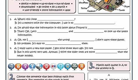 SOCIAL NETWORKING | vocabulary | Pinterest | English, Worksheets and