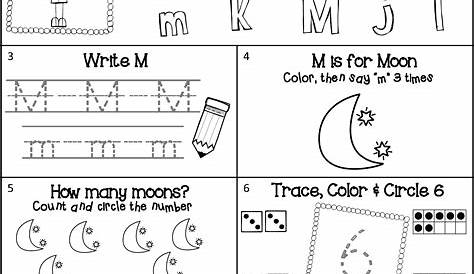 homework for kindergarten printable