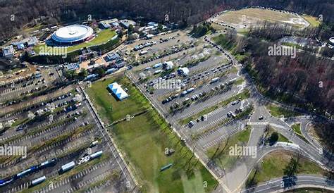 Holmdel, United States. 25th Mar, 2020. An aerial view of the COVID-19