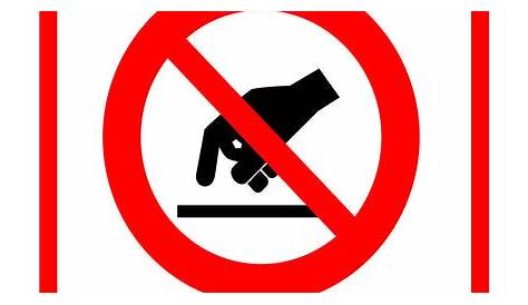 Do Not Touch w/ Symbol Sign – Signs by SalaGraphics