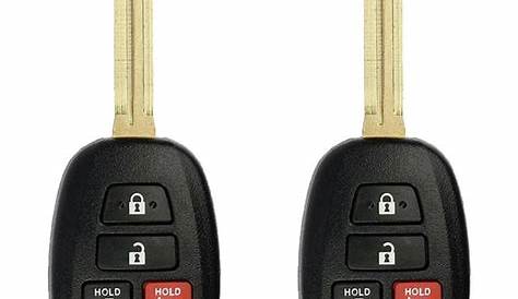 New Replacement for Toyota Camry 2012-2014 Remote Head Key 4B (2 Pack