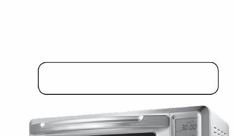 Oster 6-Slice Digital Toaster Oven Oven Operation & user’s manual PDF