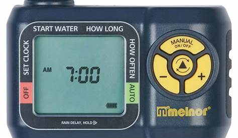 melnor 4 zone water timer manual