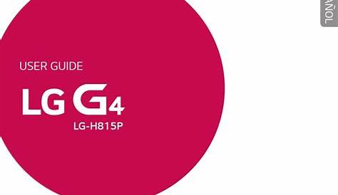 LG G4 USER MANUAL Pdf Download | ManualsLib