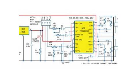 bluetooth audio adapter circuit diagram