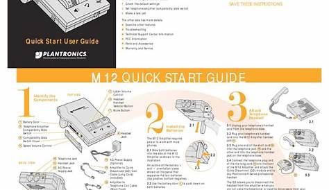 plantronics wo2 instruction manual
