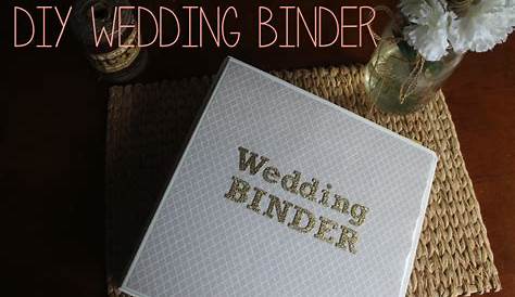Corin Bakes: DIY Wedding Planning Binder