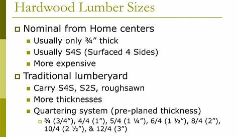 hardwood lumber grades chart