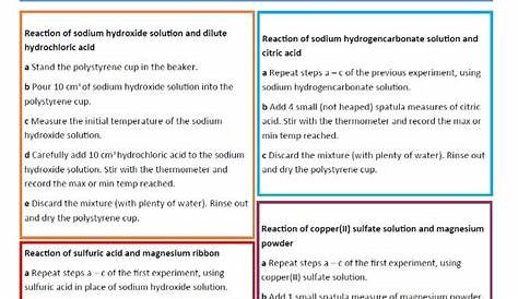 endothermic and exothermic worksheet with answers