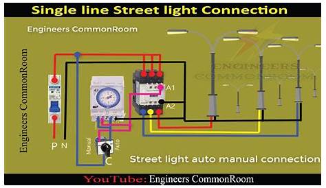 Single line Street light Connection | Engineers CommonRoom - YouTube